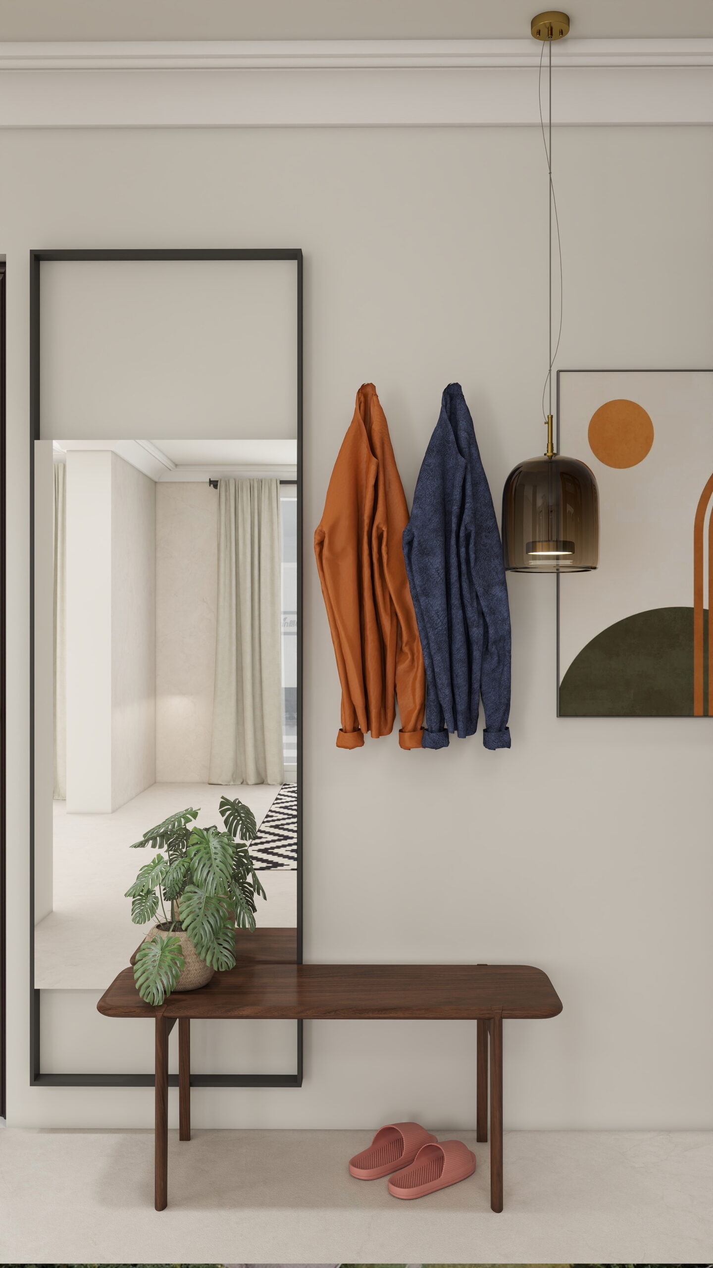 Rešetari mid century modern-Kuhinja + dnevna soba 12-20260202-184326