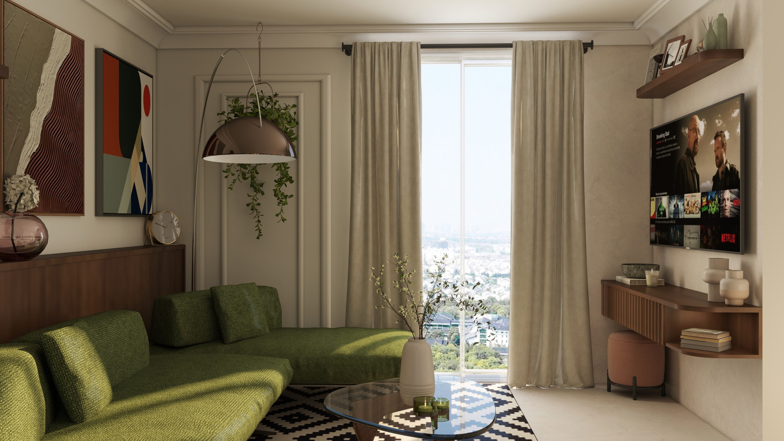 Rešetari mid century modern-Kuhinja + dnevna soba 4-20260202-184335